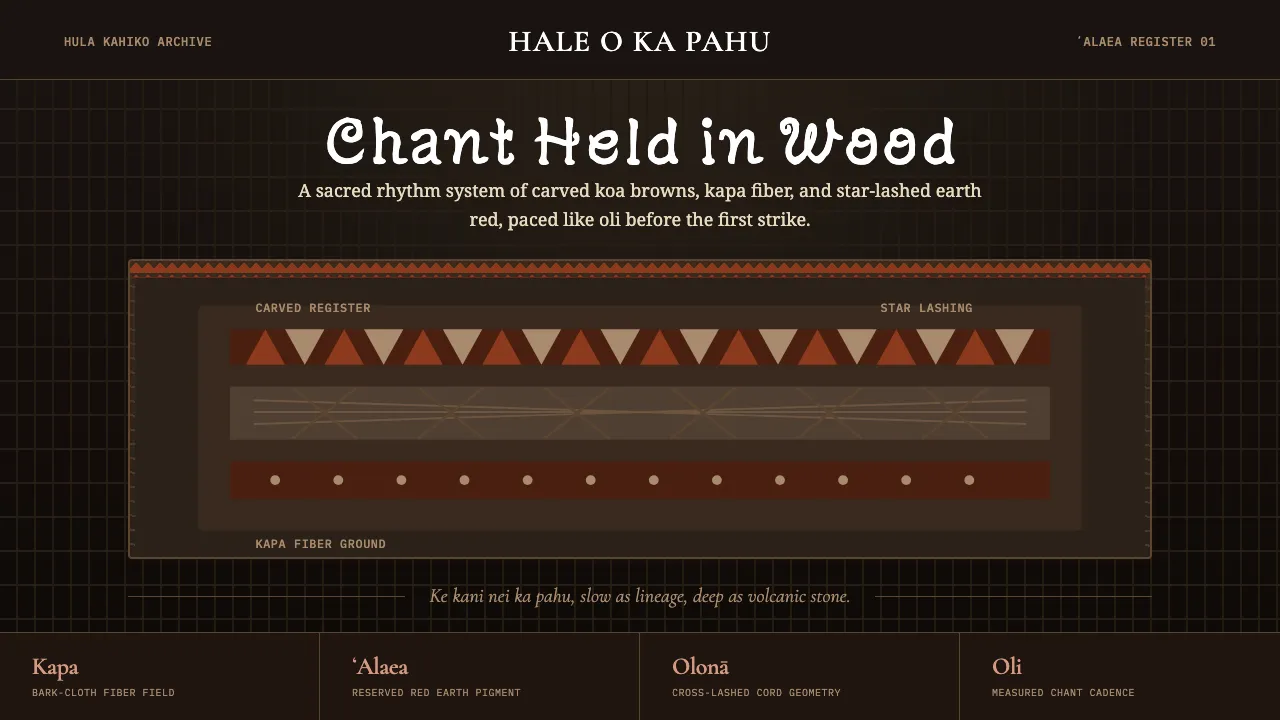 Hawaiian Hula Pahu Drum — Cover
