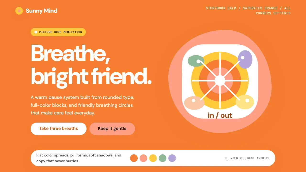 Headspace Orange Meditation — Cover