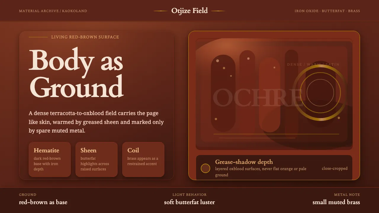 Himba Otjize Ochre Namibia — Cover