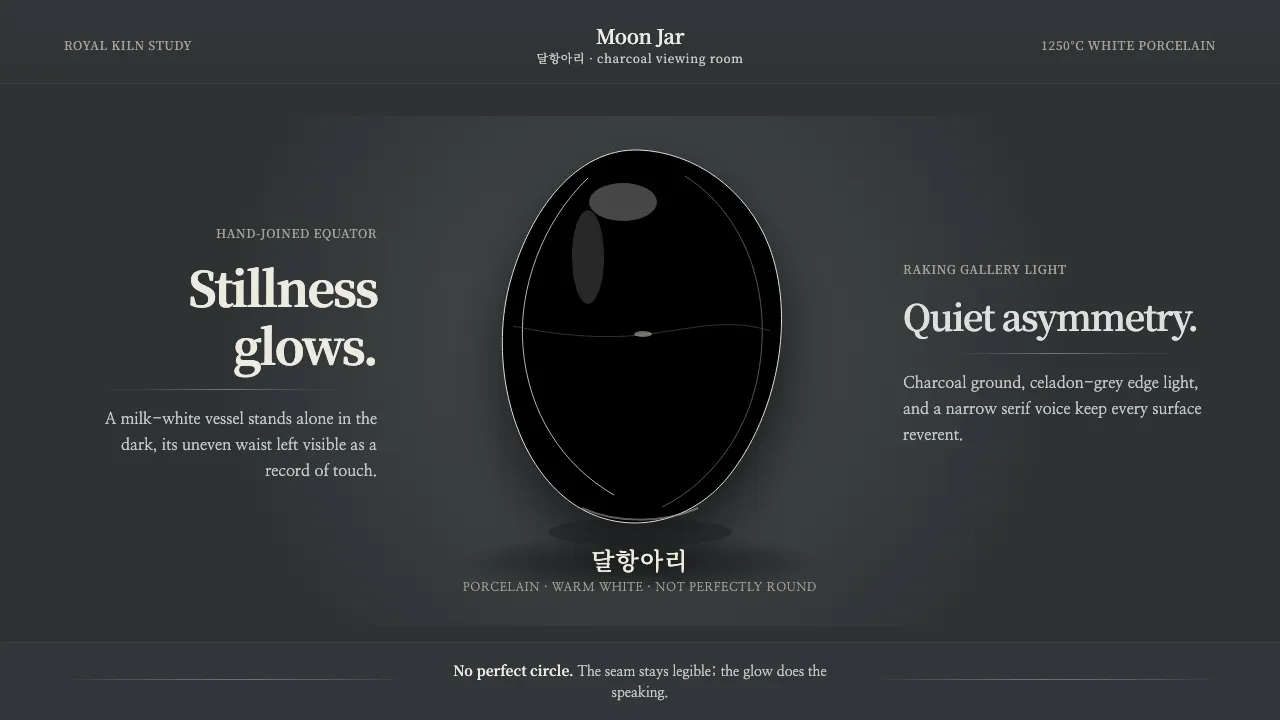 Joseon Moon Jar — Cover