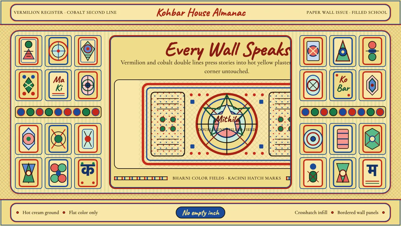 Madhubani Mithila (Bharni & Kachni) — Cover