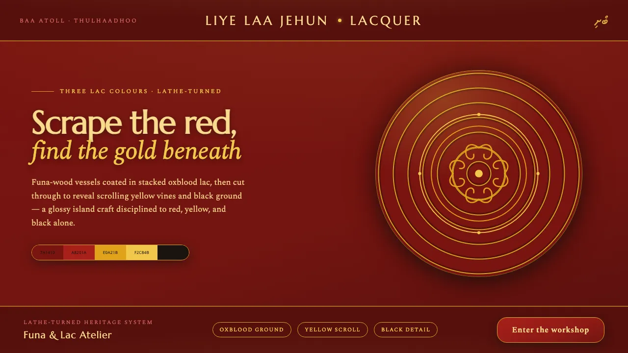 Maldivian Liye Laa Jehun Lacquer — Cover