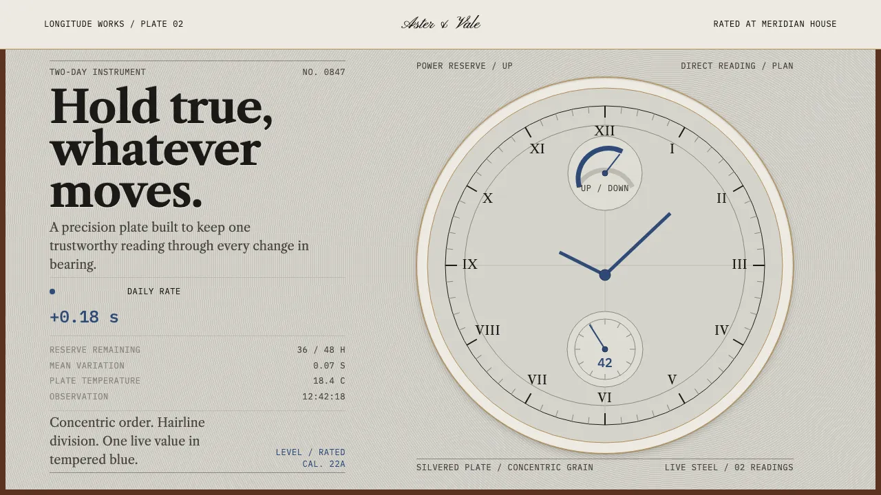 Marine Chronometer — Cover