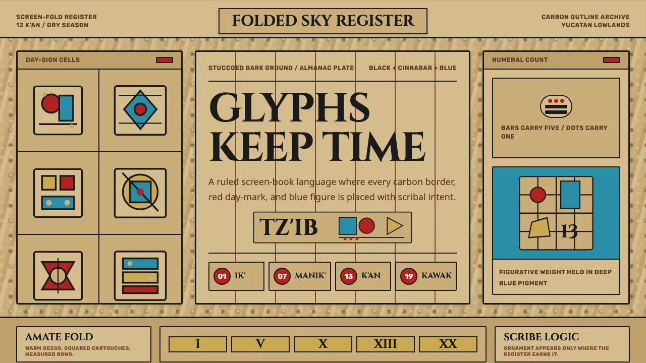 Maya Glyph Codex — Cover