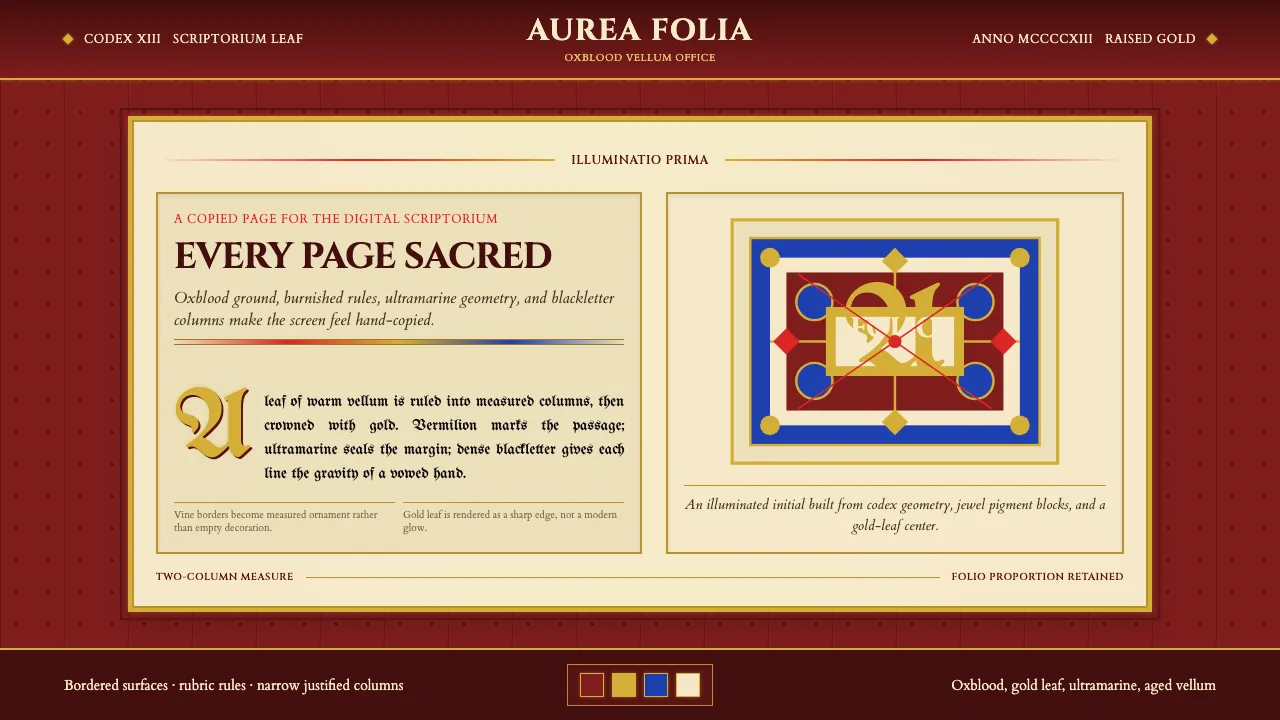 Medieval Illuminated Manuscript — Cover