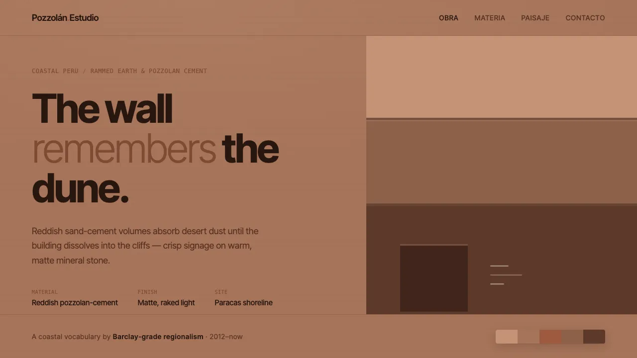 Peruvian Contemporary Adobe-Modern — Cover
