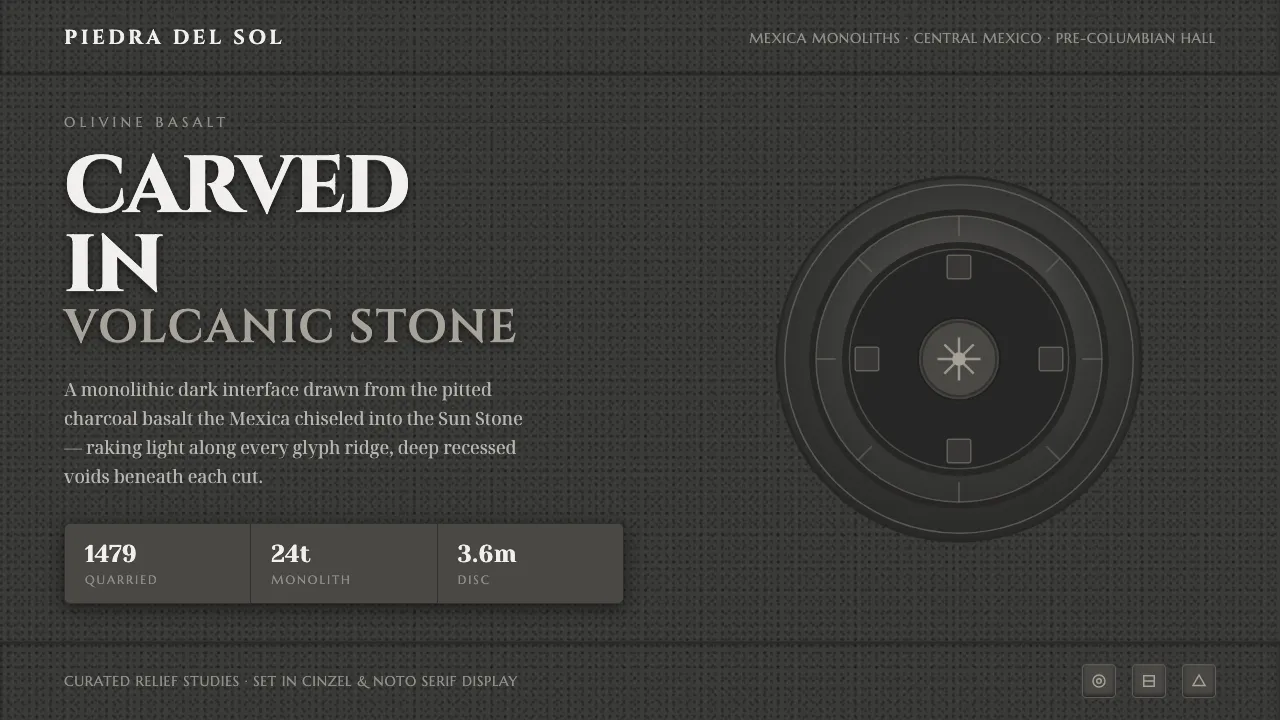 Mexican Volcanic Stone — Cover