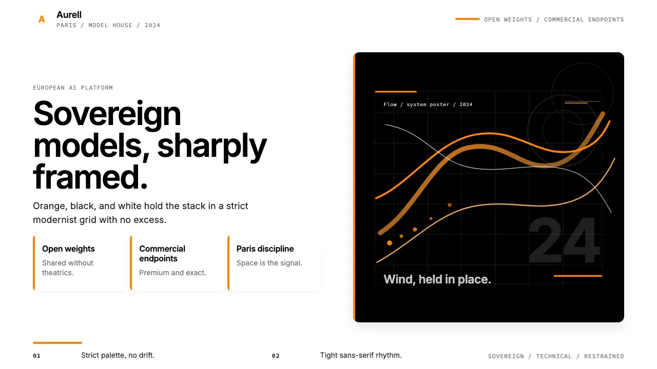 Mistral AI Orange — Cover