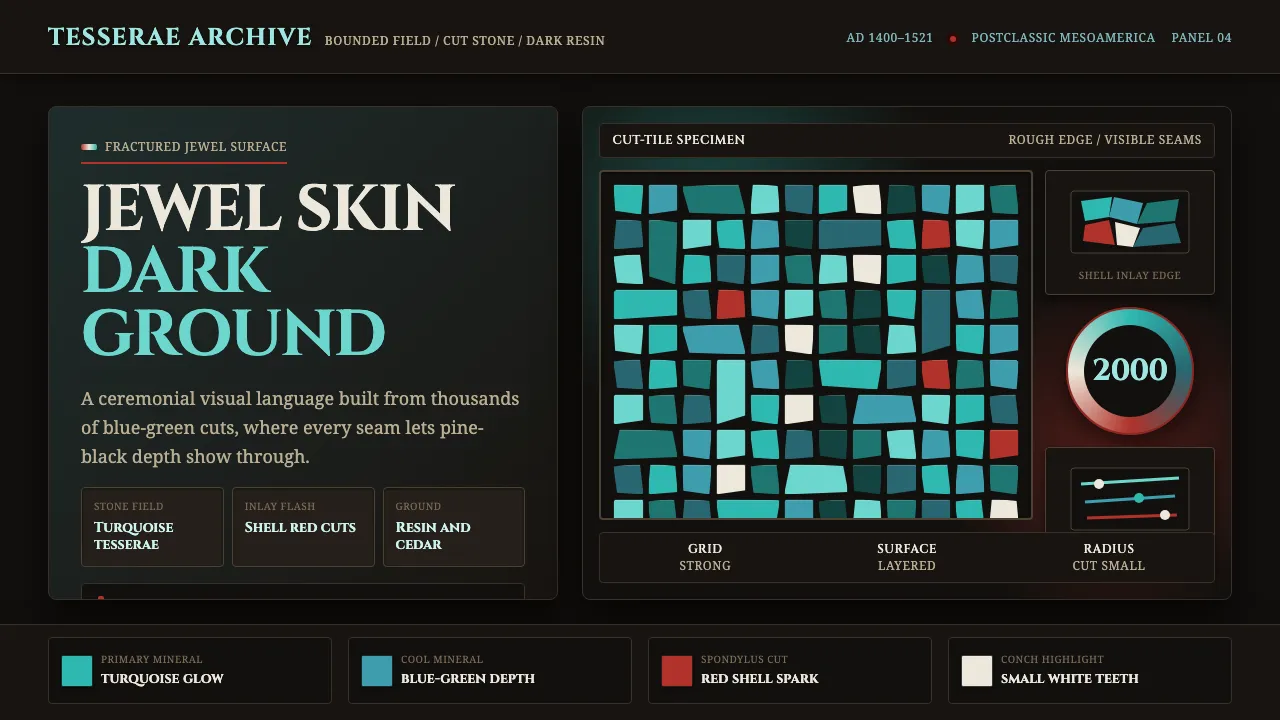 Mixtec Turquoise Mosaic — Cover
