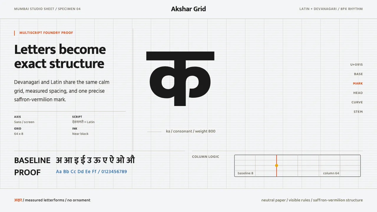 Modern Devanagari Type — Cover