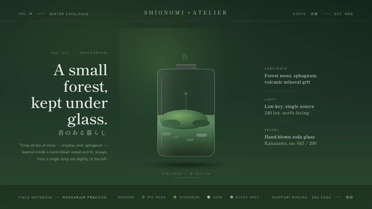 Moss Terrarium — Cover
