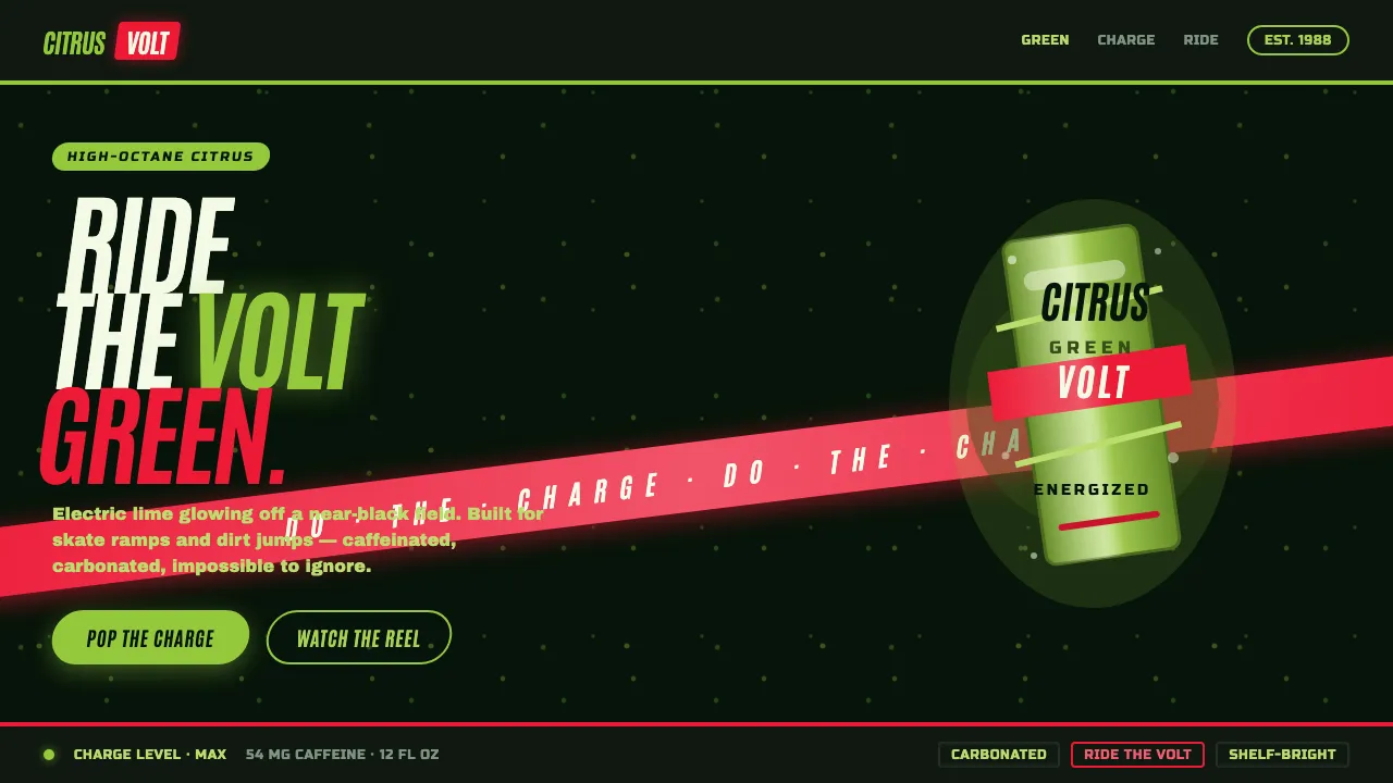 Mountain Dew Citrus Green — Cover
