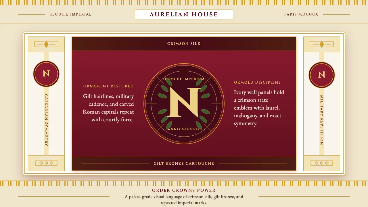 Napoleonic Empire Style — Cover
