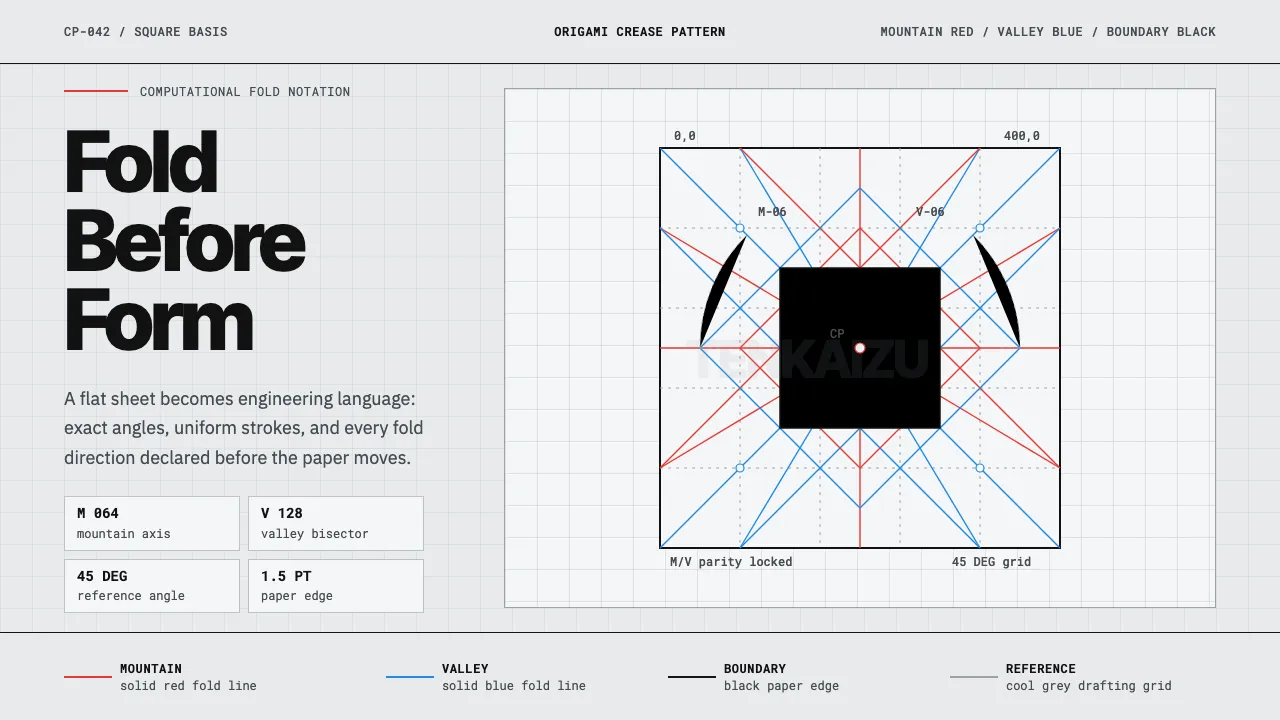 Origami Crease Pattern — Cover