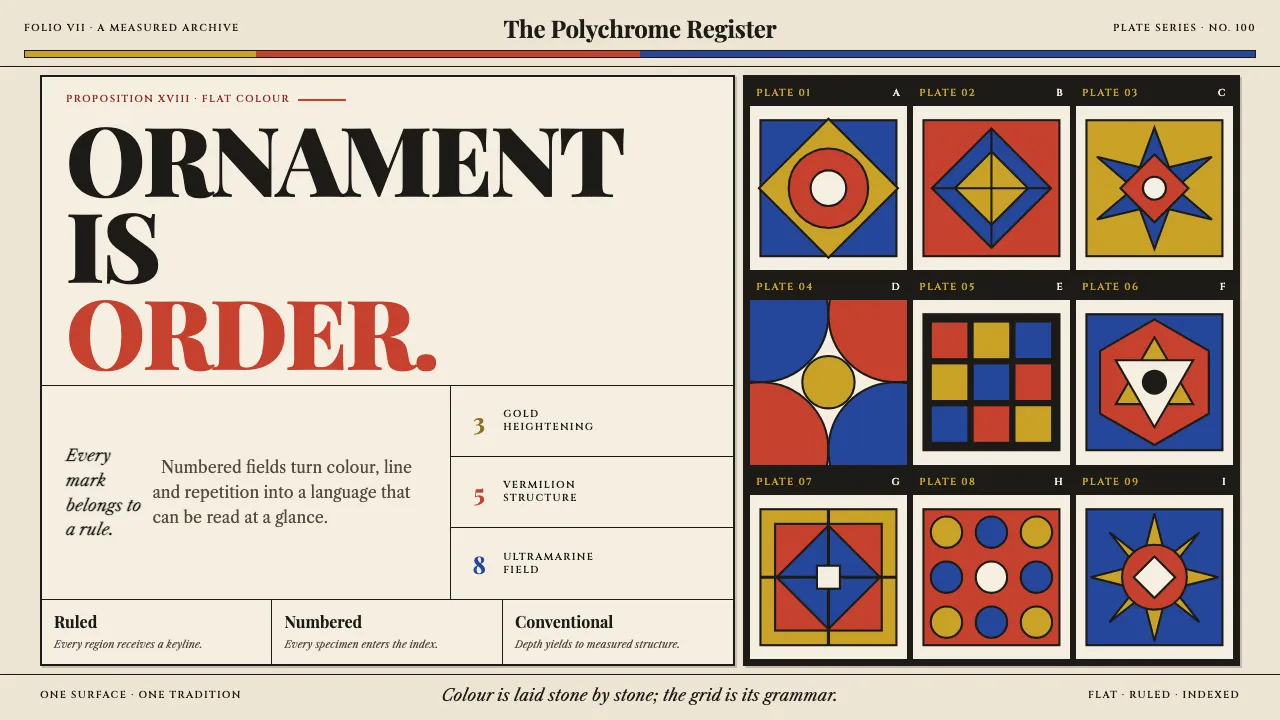 Grammar of Ornament — Cover