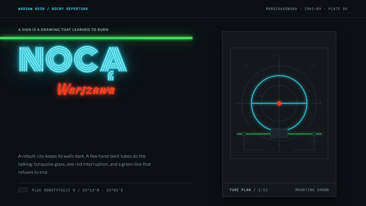 Warsaw Neon — Cover
