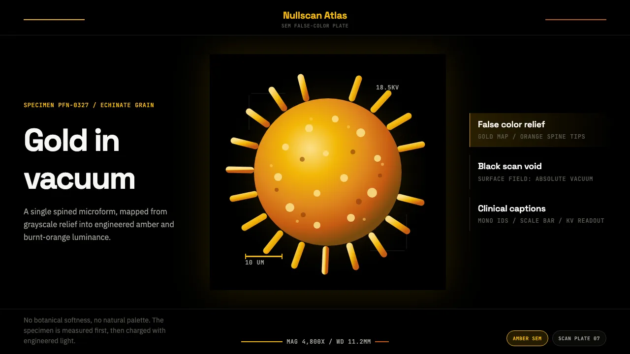 Pollen Micrograph — Cover