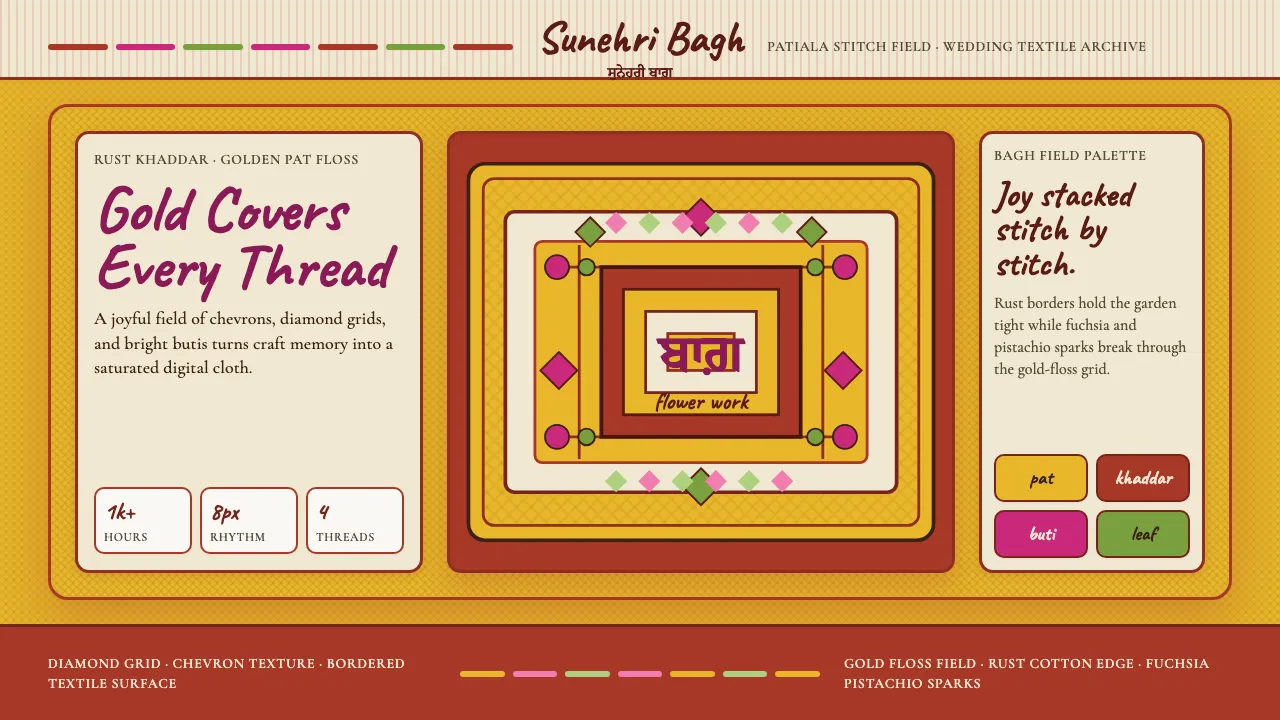 Punjabi Phulkari (Floral Bagh) — Cover