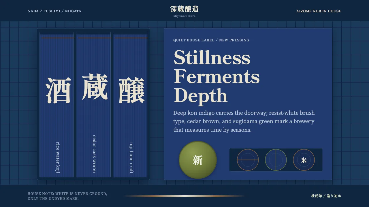 Sake Brewery Kura — Cover