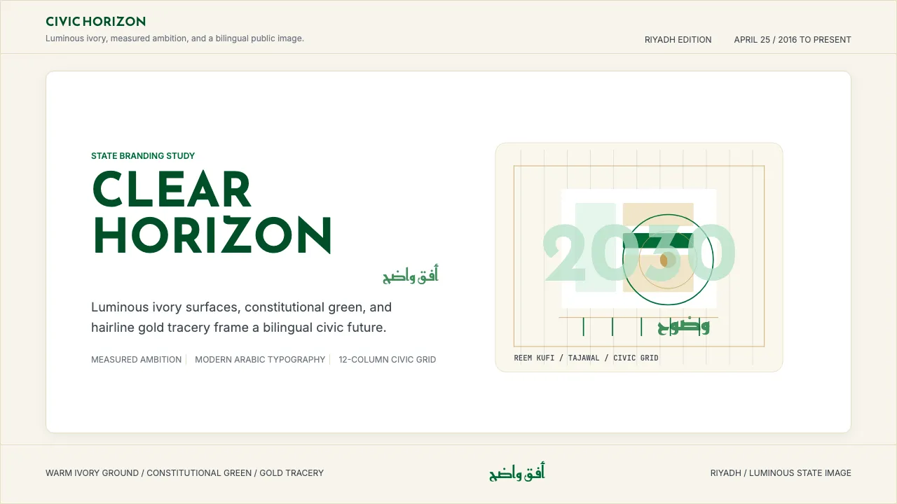 Saudi Vision 2030 — Cover