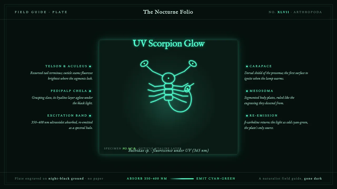UV Scorpion Glow — Cover
