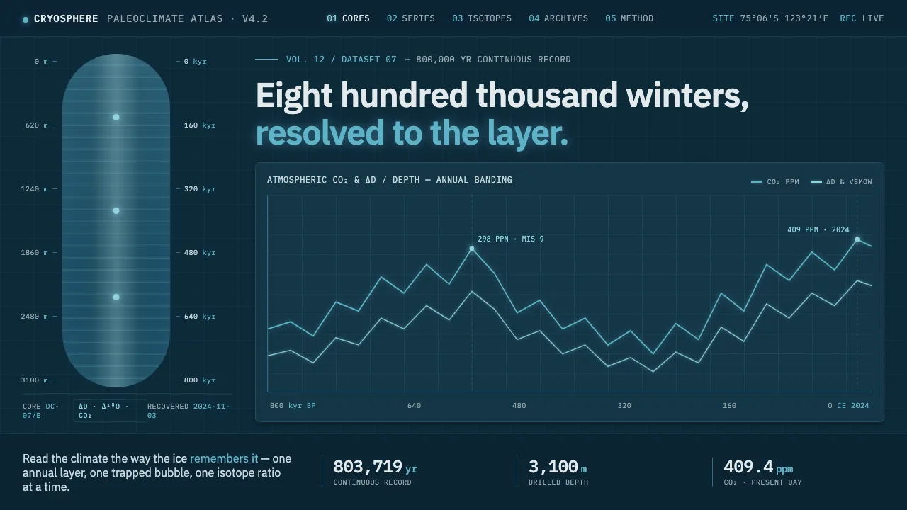 Ice Core Climate Data — Cover