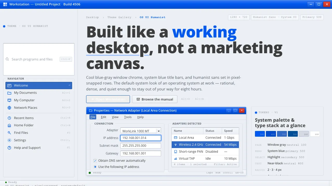 OS UI Humanist — Cover