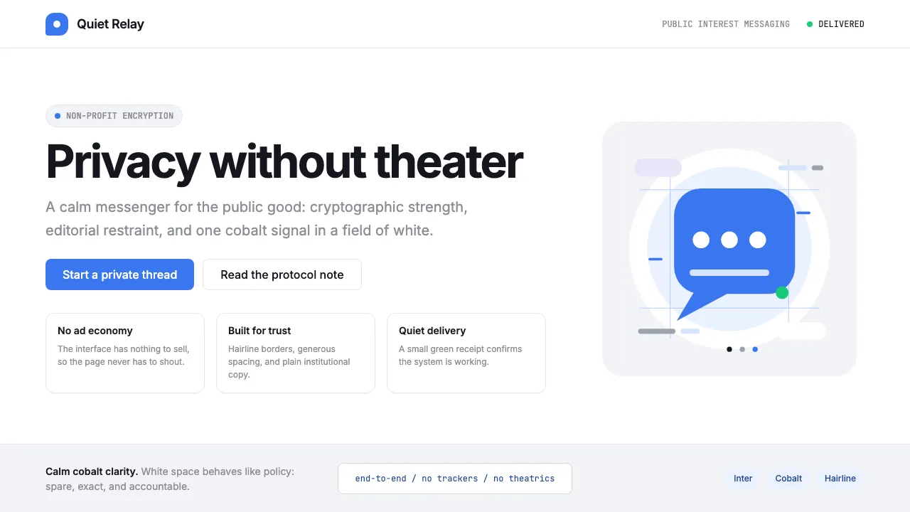 Signal Encrypted Messenger — Cover