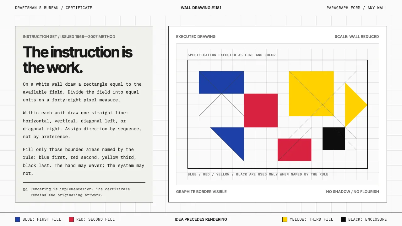 Sol LeWitt Conceptual — Cover