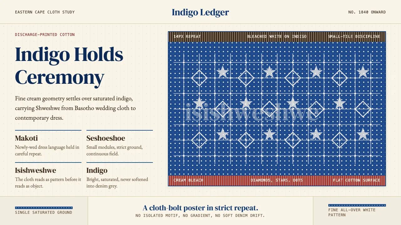 South African Shweshwe Indigo — Cover