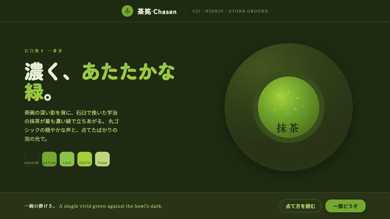 Matcha Latte Powder Green — Cover