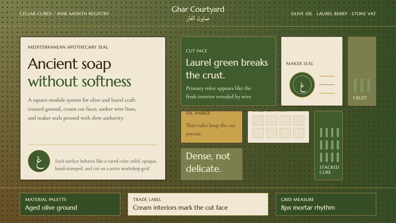Syrian Aleppo Laurel Soap — Cover