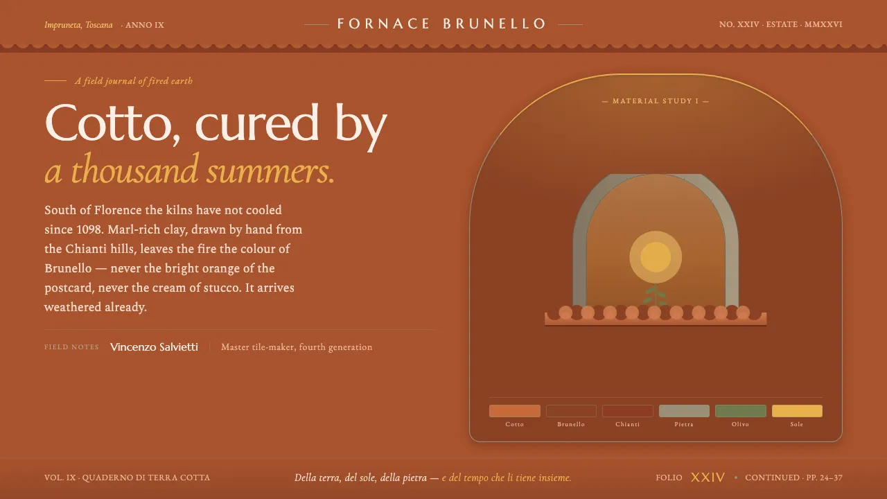 Tuscan Terracotta — Cover
