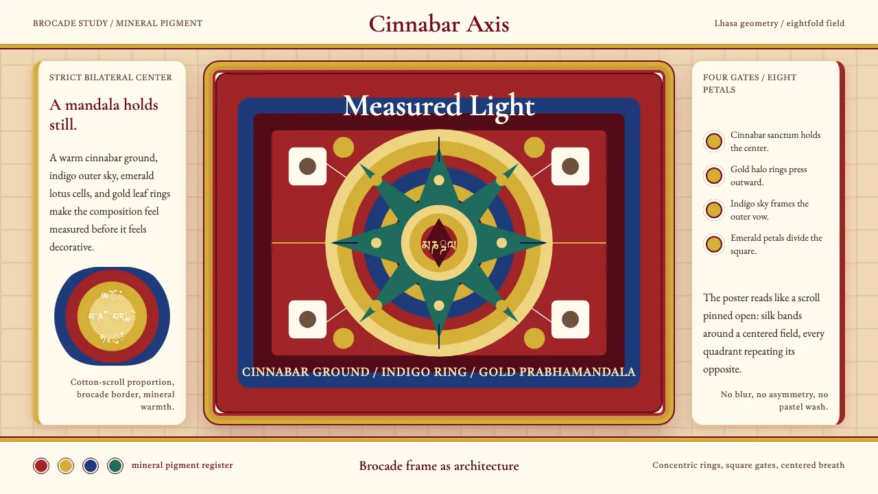 Tibetan Thangka Mandala — Cover