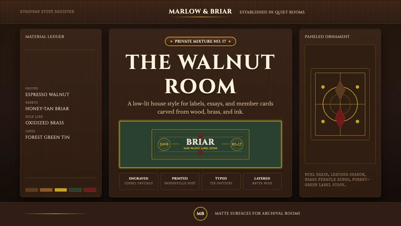 Briar Pipe & Tobacco — Cover