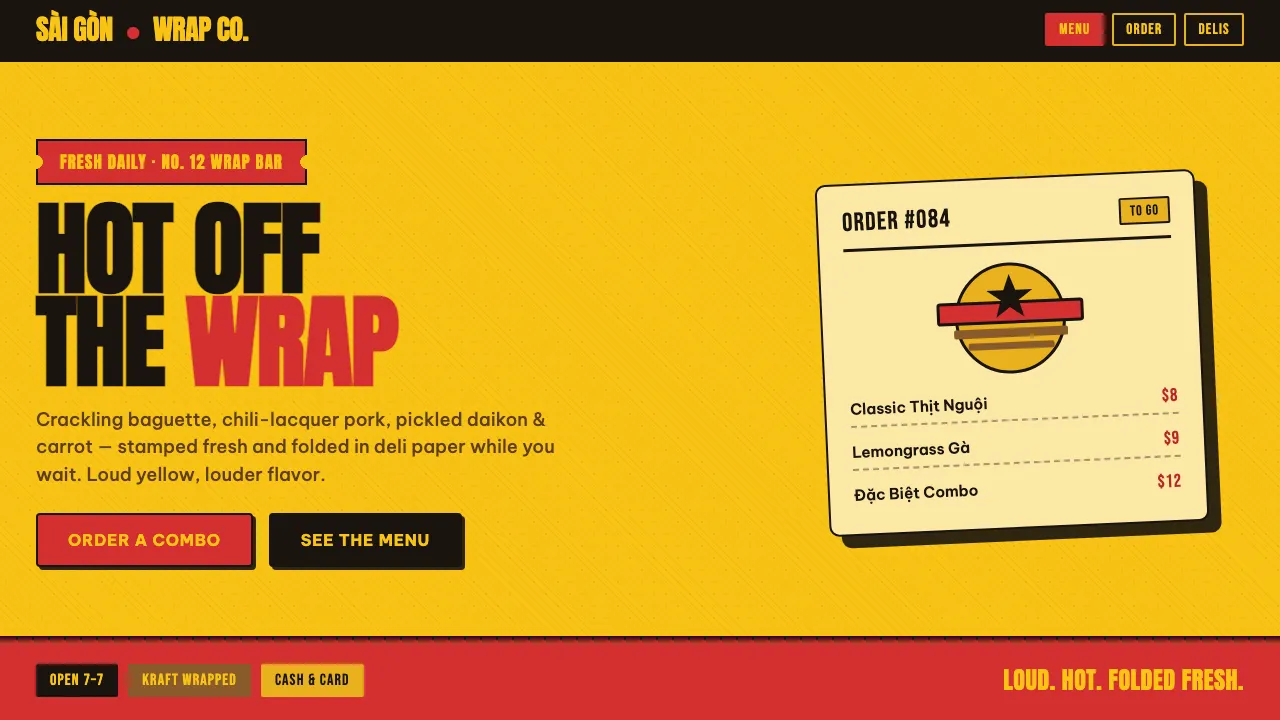 Bánh Mì Deli Wrap — Cover