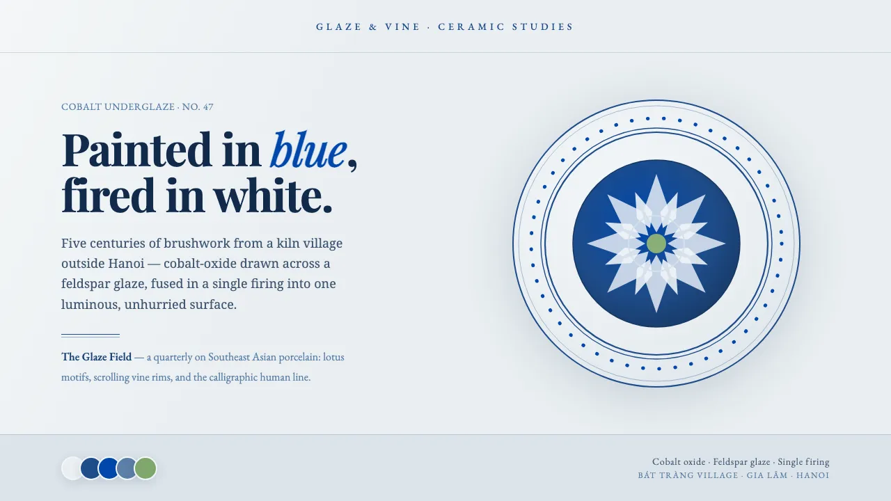 Bát Tràng Ceramic Blue — Cover