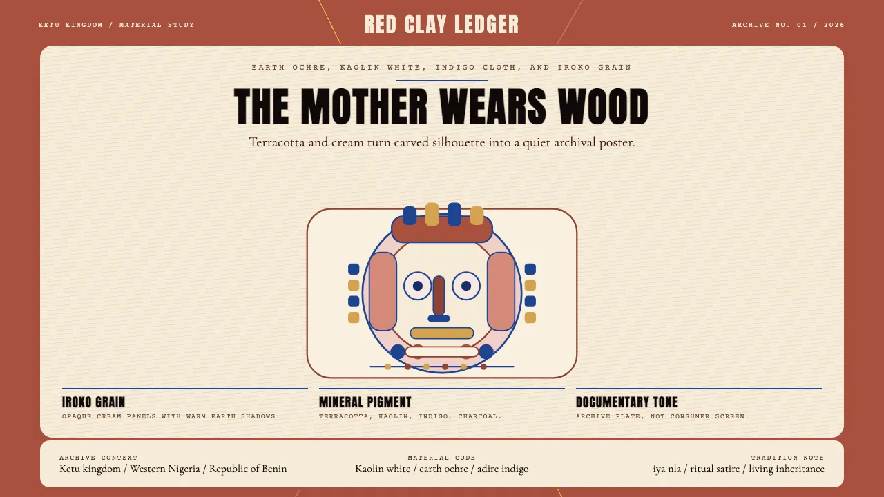Yoruba Gelede Mask — Cover