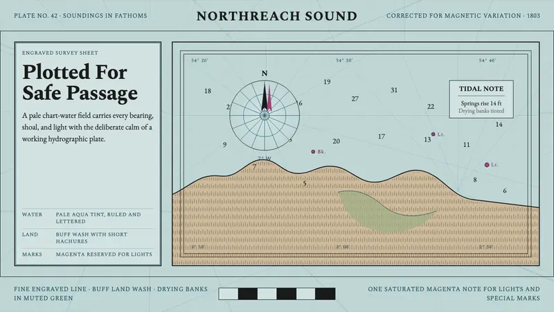 Admiralty Sea Chart — design style preview