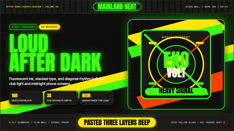 Afrobeats Lagos — design style preview
