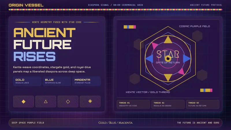 Afrofuturism — design style preview