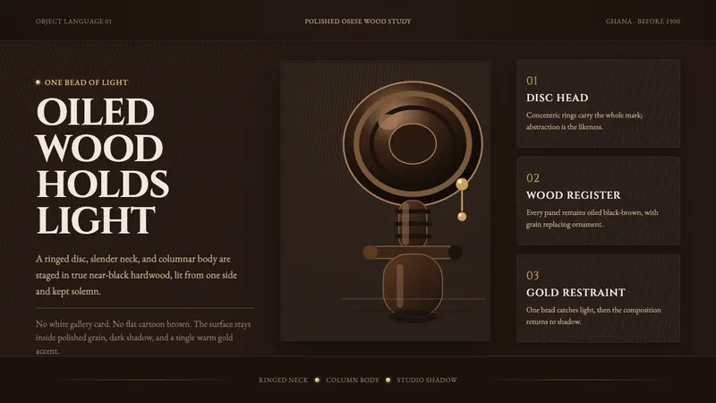 Akuaba Akan Fertility Doll — design style preview