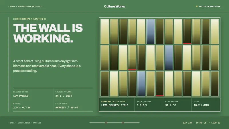 Algae Bioreactor Facade — Cover