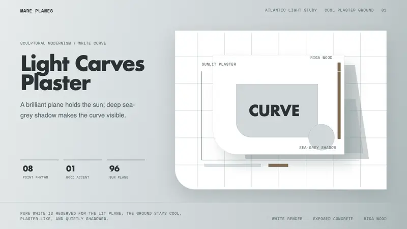 Alvaro Siza White — design style preview