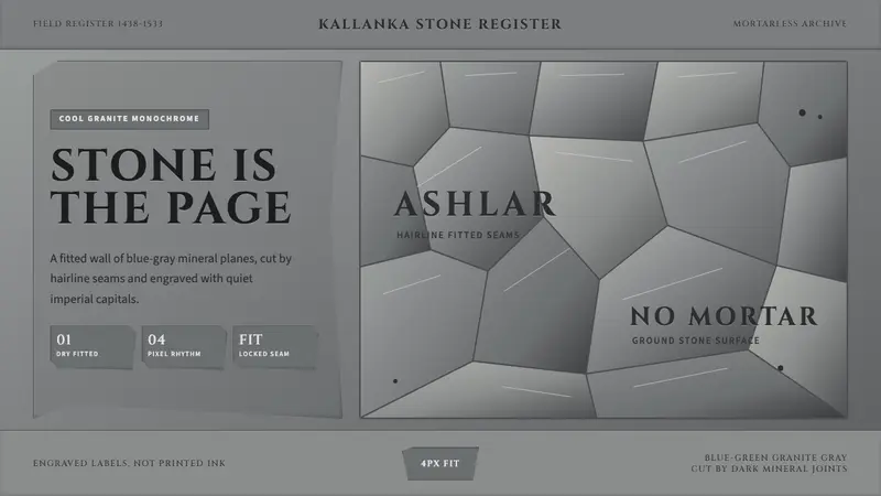 Inca Ashlar Stonework — design style preview