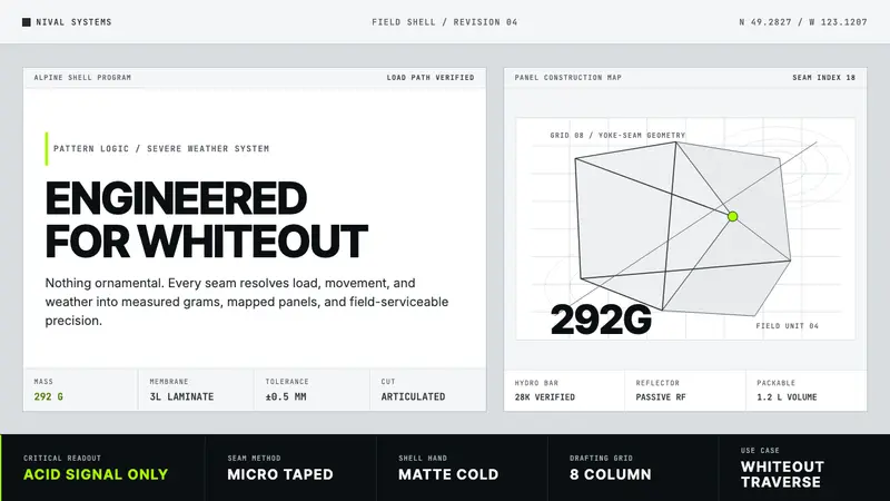 Arc'teryx Technical Outdoor — design style preview