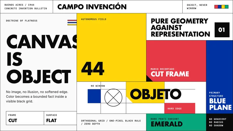Argentine Arte Concreto — design style preview