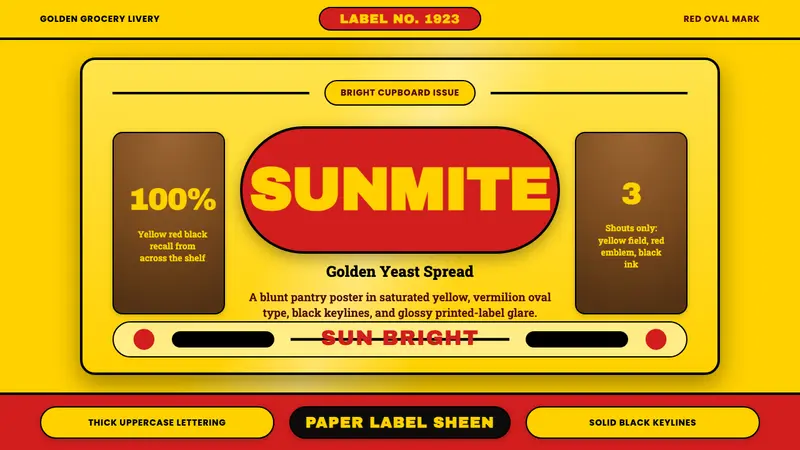 Vegemite Jar Label (1923) — Cover