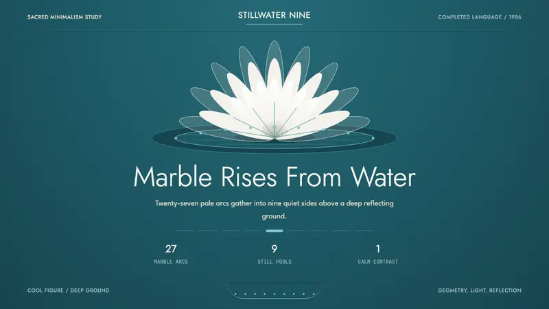 Baháʼí Lotus Temple — design style preview