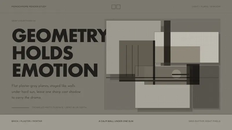 Barragán Render in Gray — design style preview
